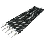 PP Conveyor Industrial Cylindrical Brush Rollers Customized