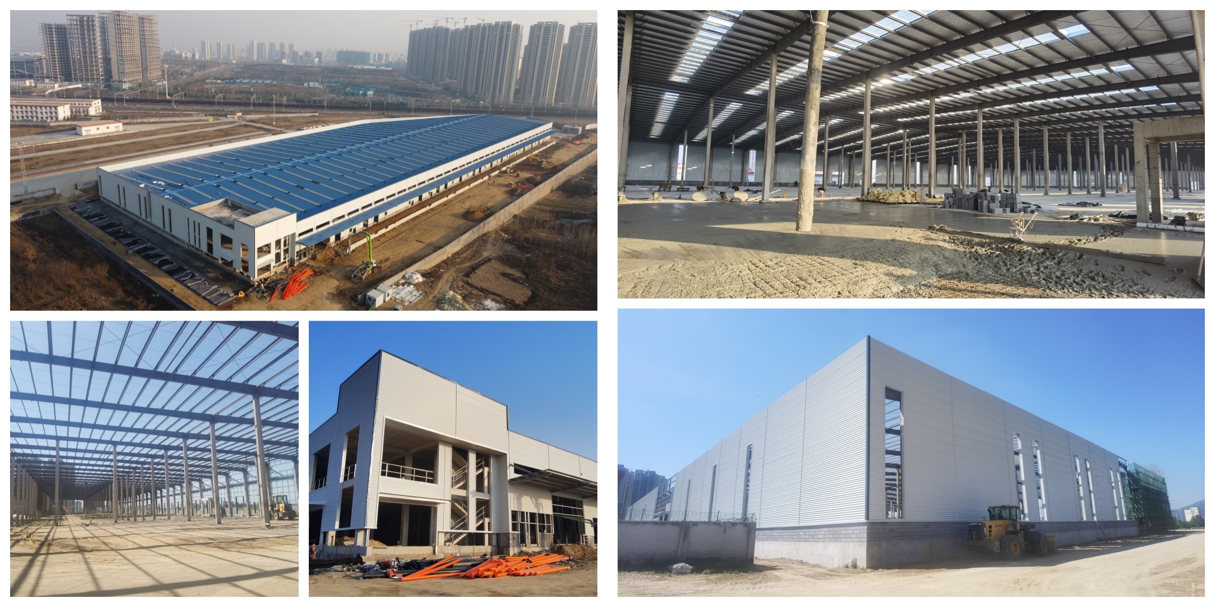 Hot Sales Prefabricated Steel Workshop Building Metal Galvanized Portal Frame Construction Storage