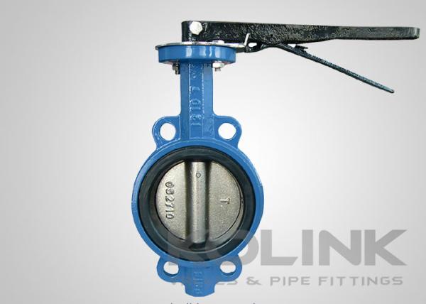Wafer Butterfly Valve Cast Iron Body Resilient Seated Class150 PN16 AS2129