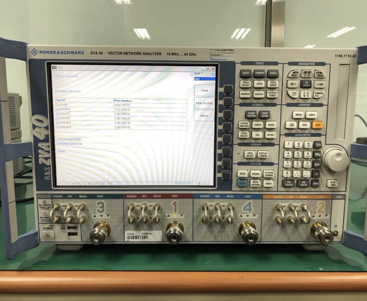 Rohde and Schwarz ZVA40 Network Analyzer Multipurpose Benchtop Used Test Equipment