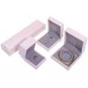 Buy cheap Pink Soft Touch Faux Leather Jewelry Luxury Storage Packaging Velvet Lining from wholesalers