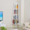 Buy cheap Space Saving 15kg Trapezoidal Wooden Corner Bookshelf from wholesalers