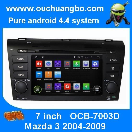 Buy cheap Ouchuangbo Car Radio Multimedia Kit Stereo DVD Player Android 4.4 for Mazda 3 2004-2009 OCB-7003D from wholesalers