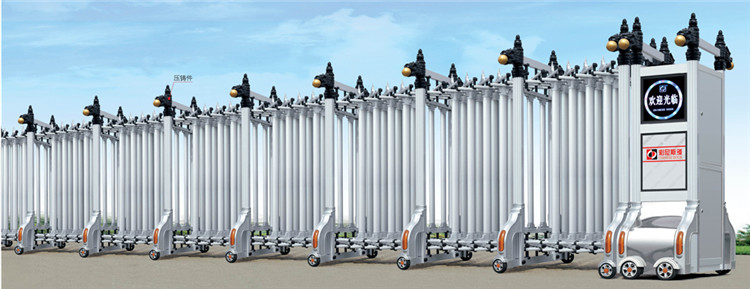 Motorized Folding Retractable Fence Gate 0.2s Unlock Time