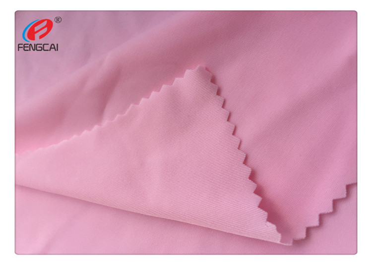Waterproof Semi Dull 4 Way Stretch Warp Knitted Polyester Spandex Fabric For Swimwear Bikini