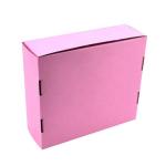 Pink Colored Corrugated Mailing Boxes for Cosmetic Brushes Aircraft Transport