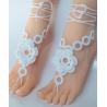 Buy cheap Barefoot Sandals, Nude shoes, Foot Jewelry, Wedding, Victorian Lace, Sexy, Anklet , Bellyd from wholesalers