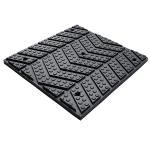 Impact Resistant Horse Large Rubber Mats Inserted Stainless Plate For Horse Pool