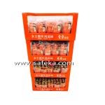 Socks Store Cardboard POP Floor Display Stand