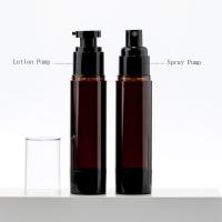 Buy cheap Brown Empty Airless Pump Bottles Lotion Mist Spray Skin Care Cosmetic Bottle product