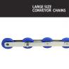 Buy cheap ST133F6 Blue Steel Roller Escalator Step Chain Moving Walkway Parts from wholesalers