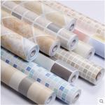 Bathroom Vinyl Wallpaper Imitated Ceramic Tile Design for Wall Decoration 3d