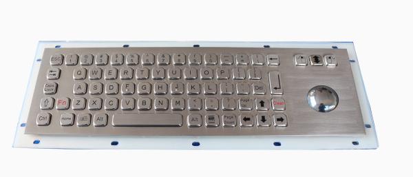 Buy cheap 71 Keys Dynamic Washable Panel Mount Keyboard Metal For Internet Public Phones from wholesalers