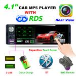 4.1 Inch 1 Din Car Stereo Touch Screen Car Stereo DVD Radio Audio With RDS / FM