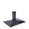 Buy cheap Black Square Bistro Table Base Wrinkle Powder Coating Optional Height 28'' And 41'' from wholesalers