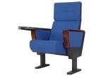 Solid Wood Auditorium Theater Seating Fabric Covers Cinema Room Chair