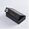Buy cheap Black Magnetic Suction Packaging Gift Box For Cosmetics Necklace Jewelry Packaging from wholesalers