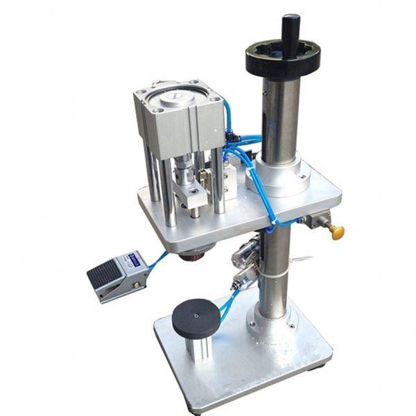 Buy cheap Pneumatic Automatic Perfume Bottle Crimping Machine For Metal Cap Press from wholesalers