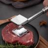Buy cheap Zinc aluminum alloy meat hammer double -sided meat hammer knocking meat hammer pine meat hammer food hammer kitchen uten from wholesalers