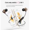 Buy cheap Binaural Wireless Bluetooth Headset Stereo Subwoofer Bluetooth Headset Metal Magnetic Sports Headphones from wholesalers