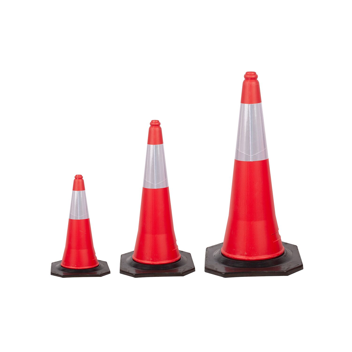 PE Plastic Road Cone Orange High Visible Highway Traffic Cones