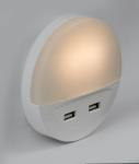 Kids 2lm Small Plug In Night Lights Dual USB Charger 220V