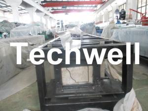 Wholesale Steel 0.3mm - 0.6mm Mobile / Portable Gutter Roll Forming Machine for Rainwater Gutter from china suppliers