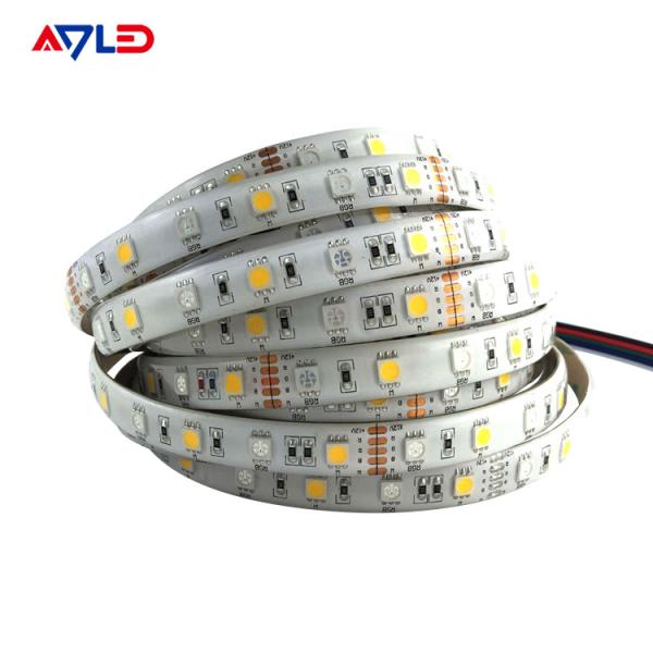 Buy cheap Color Changing LED Strip Light Addressable Smart RGB W White 24V DC 5050 Waterproof from wholesalers