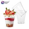 Buy cheap Disposable plastic tableware clear 85ml dessert cups mini for party from wholesalers