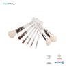 Buy cheap 8PCS Luxury Aluminum Ferrule Travel Makeup Brush Set Private Label from wholesalers