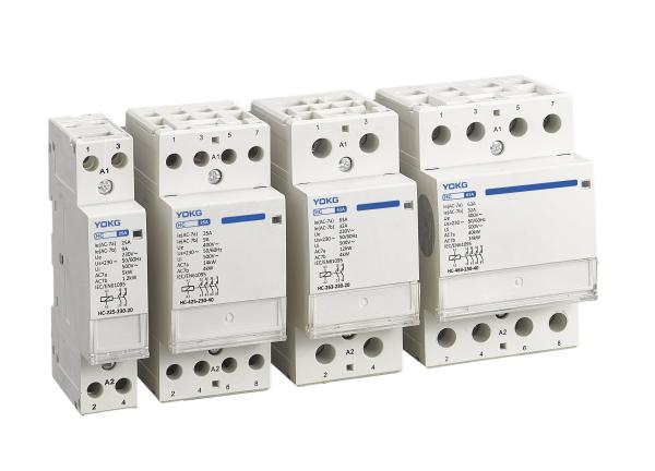 Buy cheap 3 Mini Modular Din Rail Mounted Contactor 2 Pole 25A 63A Household 4 Pole from wholesalers