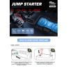 Buy cheap Engine Start 16000mAh Car Jump Starter Power Bank 2000A 12V Portable Battery Charger from wholesalers
