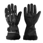 Adjustable Temperature Thin Electric Rechargeable Battery Heated Gloves One Size