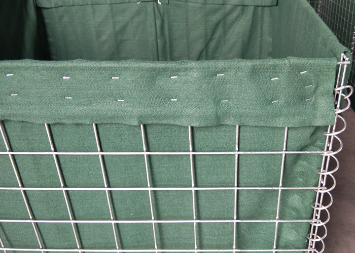 Galvanized Welded Square 3x3 Inches Military Barrier Defensive Stone Box Barriers In Ghana