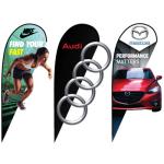 Polyester Promotional Teardrop Banners Custom Teardrop Flag Banners Doublde Side