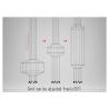 Buy cheap Modern Ceiling Chandelier Led Living Dining Room Bedroom Lobby Staircase Loft Designer Chandelier(WH-NC-78) from wholesalers