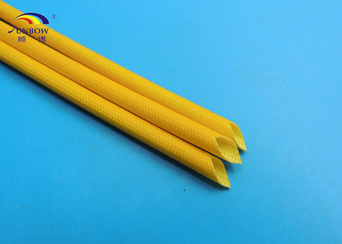 UL RoHS Flame Retardant Braided Fiberglass Sleeve Coated Silicone Rubber