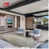 Buy cheap Motorized Waterproof Outdoor Garden Pergola 10" X 12" With Downpipe Size And RGB Light from wholesalers