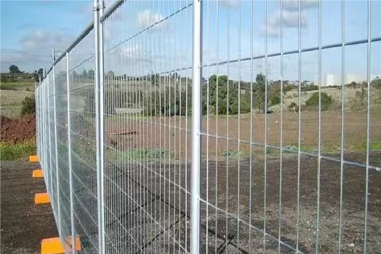 Welded Heras Security Fence Panels White Perimeter Patrol Temporary Fencing