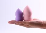 Soft Egg Shaped Makeup Sponge , Microfiber Makeup Sponge 3D Waterdrop Shape