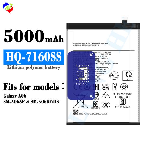 Buy cheap Original Battery HQ-7160SS 5000mAh Battery For Galaxy A06 SM-A065F mobile phone battery from wholesalers