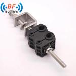 4.5-6mm 2* 7-22mm Three Saddles Hook Type Cable Feeder Clamp for Construction