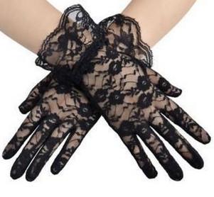 Buy cheap Romantic Ladies Fashion Gloves White Fishnet Sunscreen Sleeve Womens Lace Gloves from wholesalers