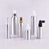 Buy cheap Silver Blue Aluminum Cosmetic Bottles Trigger Spray 0.6mm Thick ISO9001 from wholesalers