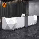 Buy cheap I Shape Solid Surface Reception Desk Counter from wholesalers