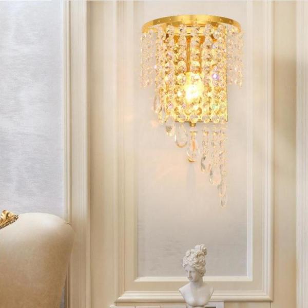 Buy cheap Indoor home Sconce Crystal Wall Light Chrome Left Right Silver Wall Lamp Sconce (WH-OR-154) from wholesalers