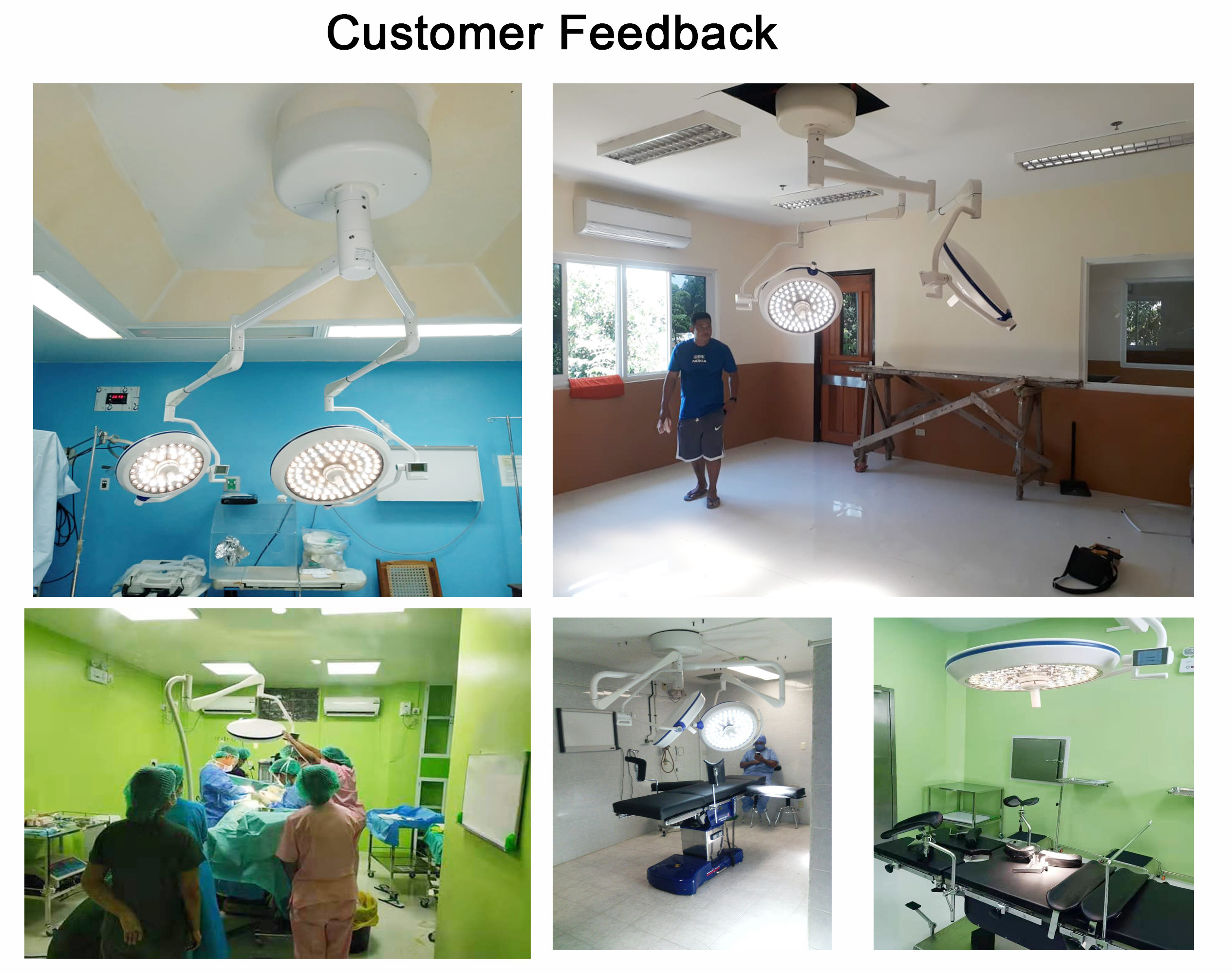 Hospital Medical Clinic Room LED shadowless Operation Lamp Single Dome t700