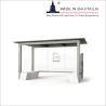 Buy cheap Toughened Glass 75W 24VDC 6.5m2 Bus Stop Shelter from wholesalers