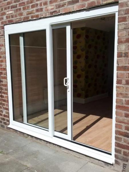 Buy cheap Custom Modern PVC Sliding Doors Double Tempered Glass Patio Door from wholesalers