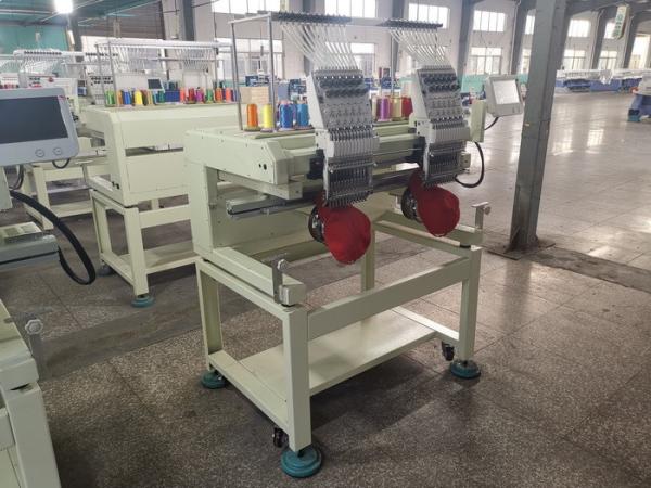 Buy cheap Double Heads Flat Embroidery Machine For Clothing High Precision In Driving from wholesalers